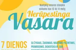 Į Nemunaičio stovyklavietę kviečia „Nerūpestinga vasara“ ir „Dainavos rojus“