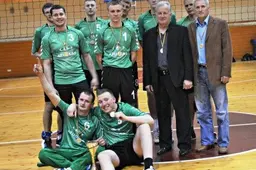 Alytaus aukščiausios lygos nugalėtojai – „Ąžuolo“ tinklininkai
