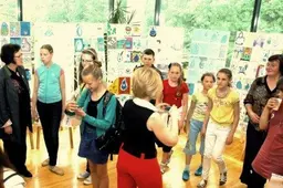 Jaunieji alytiškiai piešė vandens tema