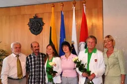 Alytaus sportininkams dovanų - lūšis bei J. Krasnicko pasižadėjimas meru būti ir po olimpiados (NUOTRAUKOS)