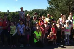 „Volungėlės“ sodų bendrijoje vyko žygis Nemuno link