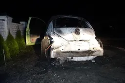 Nerami naktis Ramybės gatvėje – padegtas „VW Beetle“ automobilis (NUOTRAUKOS)