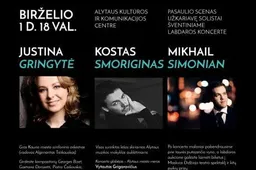 Į Alytų su koncertu grįžtanti Justina Gringytė rinks lėšas jauniesiems muzikos talentams