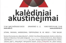 10-asis kalėdinių "akustinėjimų" festivalis: 2 koncertai
