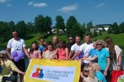 Vilties žygio prieš Nemuno srovę dalyviai sutikti Alytaus prieplaukoje (TV REPORTAŽAS)