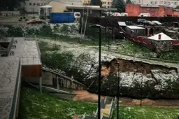 Po šventinio savaitgalio – pavojingai nuslinkęs Žaliosios gatvės pylimas (ATNAUJINTA. TV REPORTAŽAS)