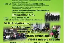 Kovo 20 - oji  pasaulinė Žemės diena