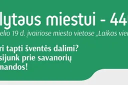 Kada ir kur šiemet vyks Alytaus miesto gimtadienio renginiai?