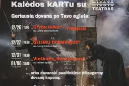 Kalėdos  kARTu su teatru: ką padėti po eglute?