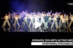 Apdovanoti geriausi 2024 metų Alytaus miesto sportininkai VIDEO