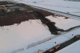 Degė nenaudojama sąvartyno Takniškiuose dalis, I Alytuje buvo kilęs smogas