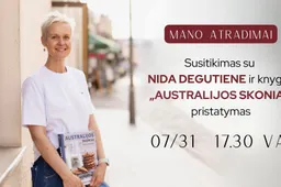 Neatrastų skonių kelionė: Nidos Degutienės knygos „Australijos skoniai“ pristatymas