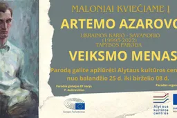 Išskirtinė ir ypatinga paroda Alytaus kultūros centre