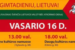 Vasario 16 d. Dauguose ir Simne gros „Rondo“