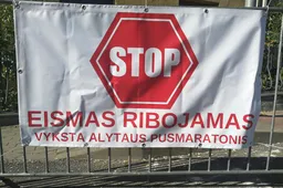 Dėl Alytaus bėgimo šiandien – eismo ribojimai