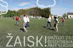 „Eik ir žaisk!“: pasaulio čempionato metu - galimybė žaisti futbolą ir laimėti Alytuje