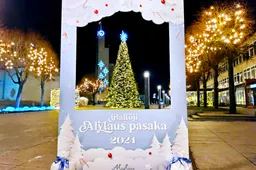 Kviečia įamžinti akimirkas prie Alytaus kalėdinės eglutės