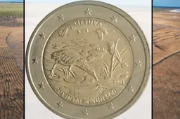 Žuvintui skirta moneta su klaida pabrango šimtus kartų