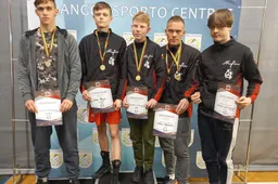 Lietuvos jaunių bokso čempionate alytiškiams – du aukso ir vienas bronzos medalis