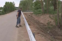 Birželio liūtis išplovė „Berželio“ sodų naujojo kelio šlaitus
