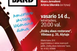 Vasario vidurio šventės Alytaus klubuose ir restoranuose