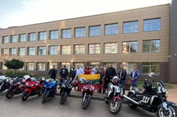 Išlydėti motociklininkai, keliaujantys po Lietuvą