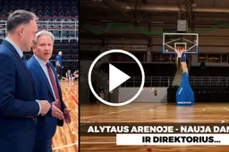 Alytaus arenoje – nauja danga ir... direktorius