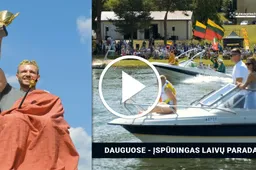 Dauguose - įspūdingas laivų paradas