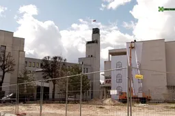 Alytaus miesto centre esantis pastatas vaiduoklis bus uždengtas tentu