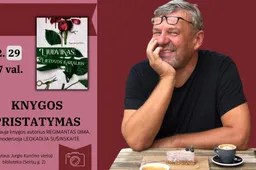 Regimantas Dima ir jo naujausio utopinio romano „Liudvikas, Lietuvos karalius“ pristatymas