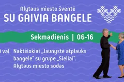 Sekmadienį miesto šventės dalyvių renginiai lauks Rotušės aikštėje bei centrinėje miesto dalyje