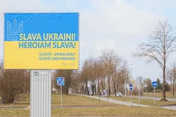 Alytaus mieste – dar labiau matomas Ukrainos palaikymas