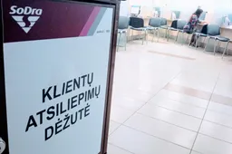 Paslaugų klientų aptarnavimo skyriuose „Sodra“ laikinai neteiks