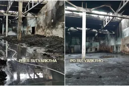 Pirmas Alytaus gaisravietės tvarkymo etapas – baigtas