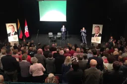 Kandidatas į LR prezidentus  S. Skvernelis susitiko su alytiškiais