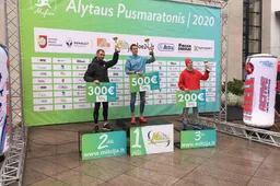 Alytaus pusmaratonyje bėgo Lietuvos olimpiečiai ir kiti trasų lyderiai