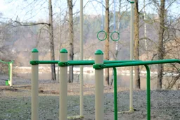 Dainų slėnis atgyja: įrengti treniruokliai, suoliukai, žaidimų stalas ir grilis