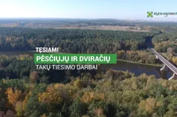 Kilometro ir kelių šimtų metrų take – 17 sustojimų