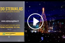 Alytaus Kalėdų eglutės įžiebimo šventės tiesioginė transliacija