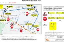 Eismo stabdymas Ulonų gatvės dalyje pratęsiamas