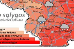 Vienos sudėtingiausių eismo sąlygų - Alytaus apskrityje