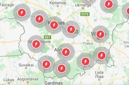 Elektros dėl nutrauktų ir pažeistų laidų neturi tūkstančiai vartotojų