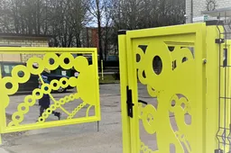 Spalvingi vartai puoš ir likusius lopšelius-darželius