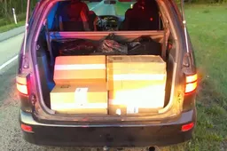 Sustabdytoje tojotoje – tūkstančiai nelegalių cigarečių