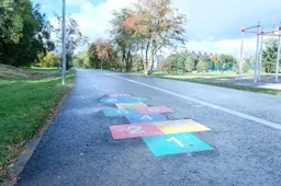 Alytuje trys vietos pagyvintos žaidimais ant asfalto