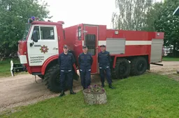 Senąjį gaziką pakeitė į naujesnį kamazą