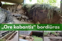 Alytuje toliau byra viadukas Ligoninės ir Žaliojoje gatvėje