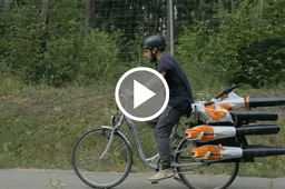 Alytiškio dviratis – varomas oro pūtikliais