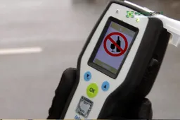 Rekordiškai girtas vairuotojas „nušienavo“ elektros stulpą