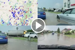 Santaikos gatvė po liūties vėl virto „dailide“